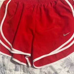 Nike Women's Vibrant Red Athletic Shorts